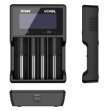 Xtar VC4SL - Ladegerät inkl. 2/4 Sony Konion VTC5A Akkus 18650 - 2600mAh 35A