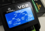 Xtar VC2 - Ladegerät für Li-Ion Akkus inkl. 2 Samsung INR18650 25R 2500mAh 3,6V - 3,7V 20A