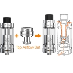 GeekVape Griffin TOP Air Flow für RTA Tank + 10x Clapton Coils + Watte