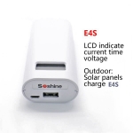 Soshine E4S LCD Power Bank-Ladegerät mit 1,0A/2,1A USB Ausgang und LCD Anzeige