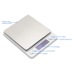 Liquid Feinwaage bis 3Kg - 0,1gr Feinteilung