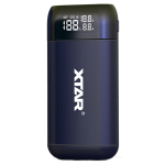 Xtar PB2S - Li-Ion Akku Reise-Ladegerät + Powerbank inkl. 2 Sony Konion VTC5A Akkus