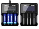 Xtar VC4S - Ladegerät für Li-Ion Akkus inkl. 2/4 Samsung INR18650 25R 2500mAh 3,6V - 3,7V 20A (Flat Top)