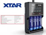 Xtar VC4SL QC3.0 - Ladegerät für Li-Ion 3,6V - 3,7V und NIMH 1,2V Akkus