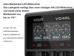 Xtar VC4SL QC3.0 - Ladegerät für Li-Ion 3,6V - 3,7V und NIMH 1,2V Akkus